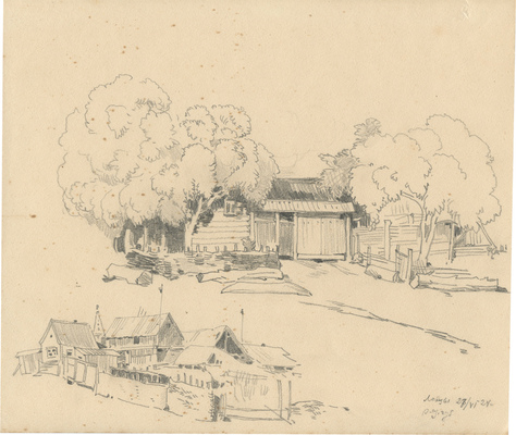 Соколов Владимир Иванович. Деревня Лоша в Рязанской губернии 